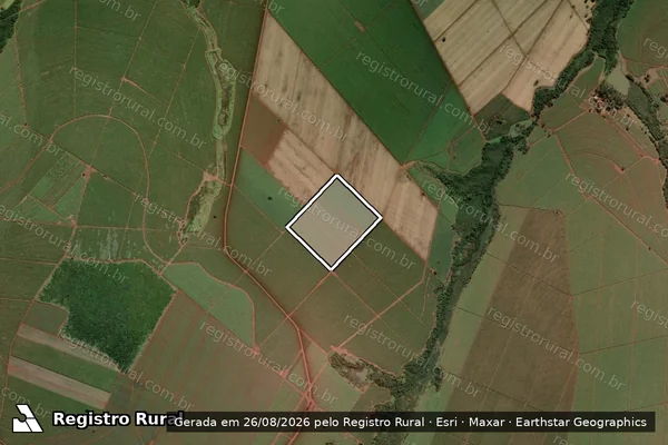 Imagem de satélite de Sitio Santa Izabel - Única em Ipuã - SP