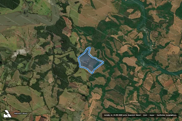 Imagem de satélite de JOSÉ LEITE - Parcela 1 em Itumirim - MG