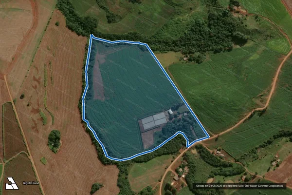 Imagem de satélite de Lote 51 ? PA 8 de Abril - Lote 51 em Jardim Alegre - PR