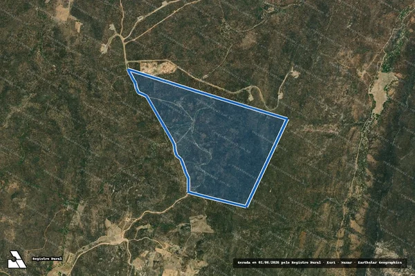 Imagem de satélite de MONTE ALEGRE em Cerro Corá - RN