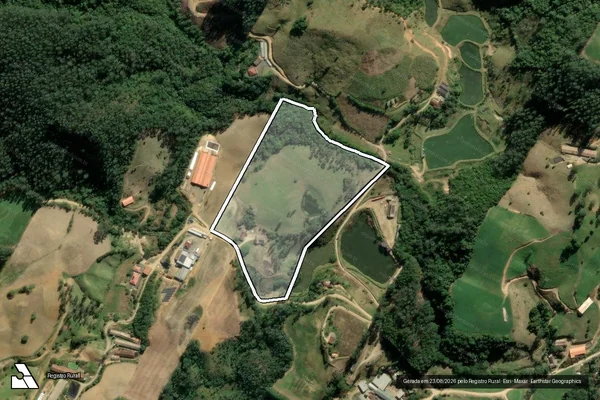 Imagem de satélite de BERNADETTE BALLMANN OENNING - 22783 - PARCELA 01 em Santa Rosa de Lima - SC