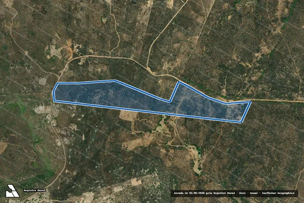 Imagem de satélite de Sítio Cacimbinha - Parte 1 em Cerro Corá - RN