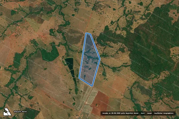Imagem de satélite de Faz Nossa Senhora das Neves  - Parte 1 em Montes Claros de Goiás - GO