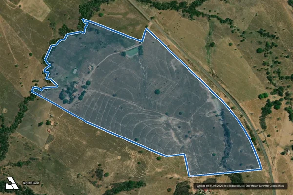 Imagem de satélite de FAZENDA BOM JESUS - 001 em São Luís de Montes Belos - GO