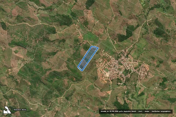 Imagem de satélite de FAZENDA FERRUJÃO - FZ FERRUJAO em Goiabeira - MG