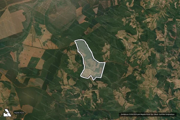 Imagem de satélite de Cafezeiro - Cafezeiro em Itamarandiba - MG