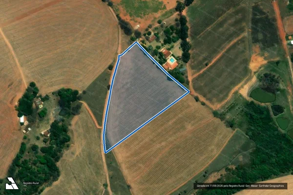 Imagem de satélite de FAZENDA PONTE ALTA - GLEBA B - FAZENDA PONTE ALTA ? GLEBA B em São João Batista do Glória - MG
