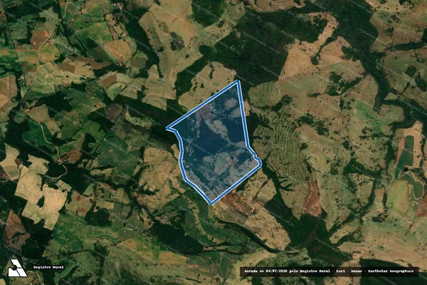 Imagem de satélite de Fazenda São Geraldo - Parte 2 em Pitanga - PR