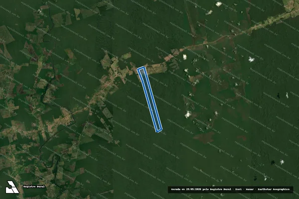 Imagem de satélite de FAZENDA FERRAZ - FAZENDA FERRAZ em Apuí - AM