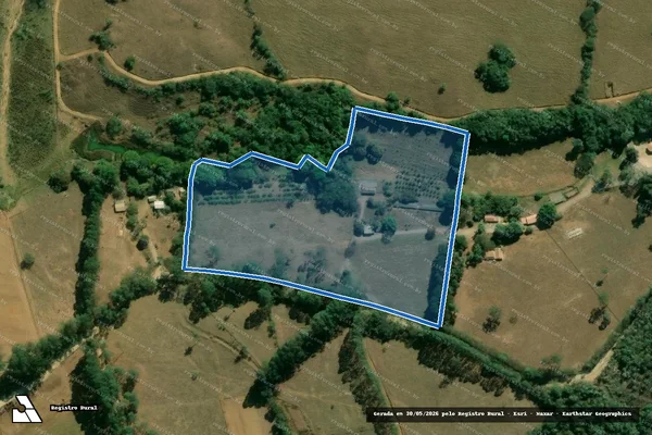 Imagem de satélite de Fazenda do Ribeirão do Elvas - Parte 1 em Prados - MG