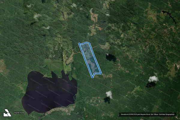 Imagem de satélite de Fazenda São João Nepomuceno - Parte 1 em Ilhéus - BA