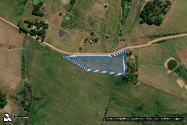 Imagem de satélite de PE Conquista da Vitória - Lote Comunitário em Aceguá - RS