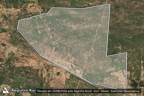 Imagem de satélite de Sitio Umbuzeiro dos Gatos  - Parcela 1 em Quixaba - PB