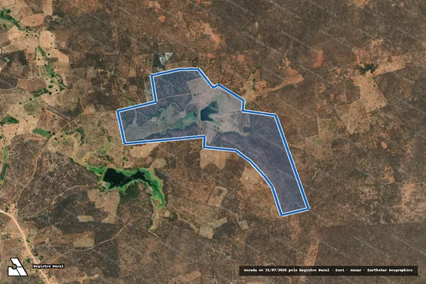 Imagem de satélite de SANTA RITA - Parte 1 em Quiterianópolis - CE