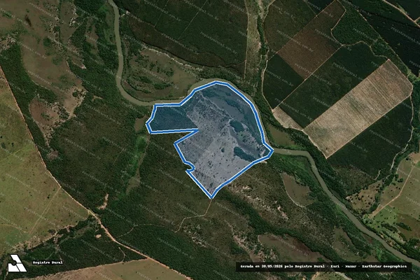 Imagem de satélite de Fazenda Café ? Gleba A - Parte 1 em Brasilândia - MS