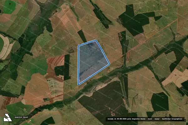 Imagem de satélite de FAZENDA FLAVATI SJ - Gleba ?A? em Nova Andradina - MS