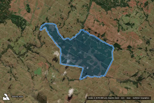 Imagem de satélite de Fazenda Pelotinhas - Parte 01 em Lages - SC