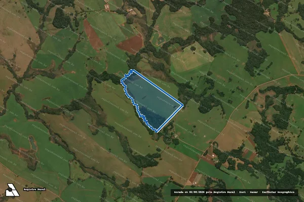 Imagem de satélite de Fazenda dos Cabral - Parte 2 em Muitos Capões - RS