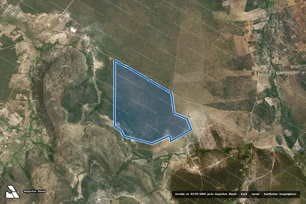 Imagem de satélite de Fazenda Beira Rio - Gleba B em Piatã - BA