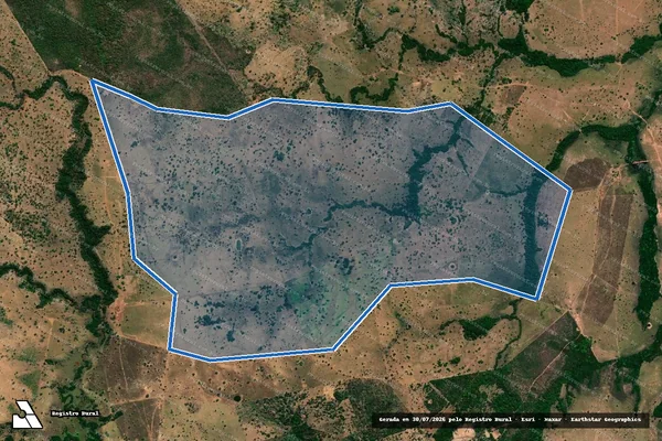 Imagem de satélite de Fazenda Ipê - Parte 2 em Colinas do Tocantins - TO
