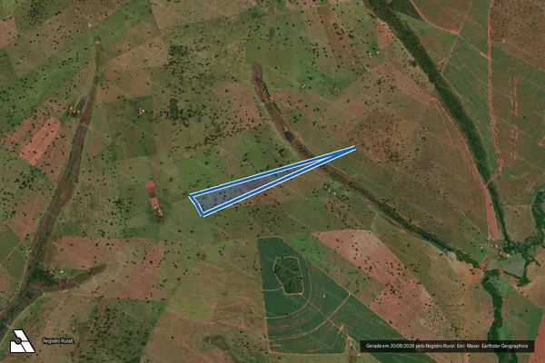 Imagem de satélite de FAZENDA LAGEADO - 457-2 em Campina Verde - MG