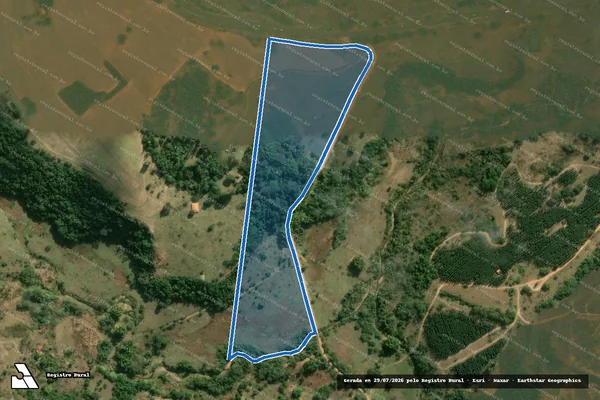 Imagem de satélite de FAZENDA BOA VISTA - Parte 1B em Botucatu - SP