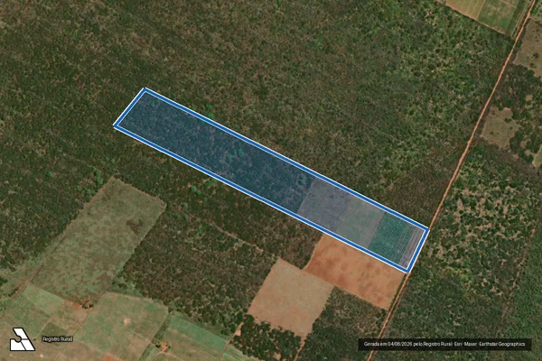 Imagem de satélite de PROJETO DE ASSENTAMENTO MAÍSA - LOTE 477 - Parte 1 em Mossoró - RN
