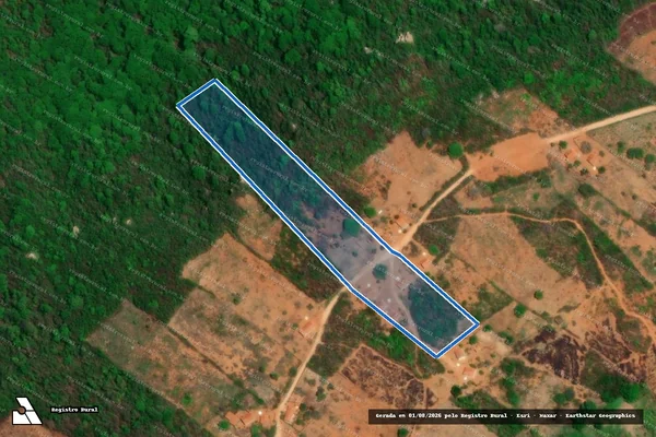 Imagem de satélite de SITIO FLORES ? LOTE 0858 - Parte 1 em Pereiro - CE