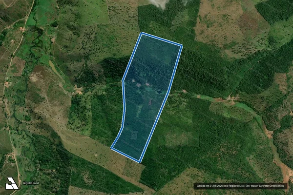 Imagem de satélite de FAZENDA SÃO RAIMUNDO  - PARTE 01 em Arame - MA