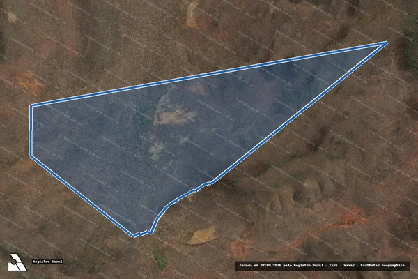 Imagem de satélite de FAZENDA BOQUEIRÃO DO OCO D ÁGUA - Parte 1 em Remanso - BA