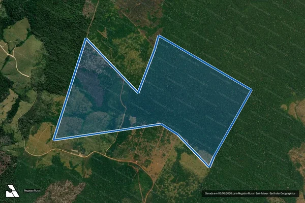 Imagem de satélite de Fazenda Fênix
