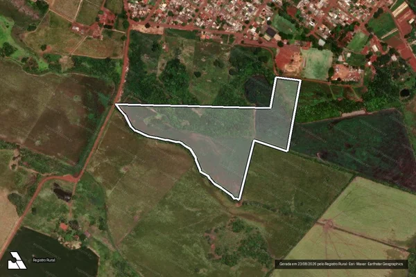 Imagem de satélite de Chácara Primavera - Parte 5 em Rio Brilhante - MS