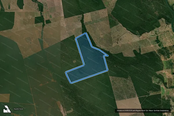 Imagem de satélite de Fazenda Lambari - Parcela 1 em Lambari D'Oeste - MT
