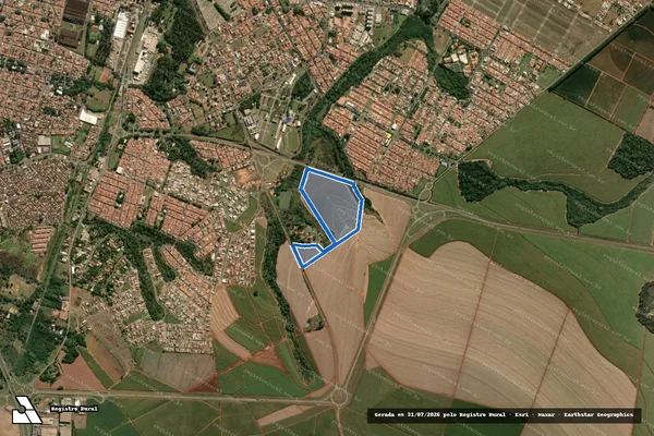 Imagem de satélite de Fazenda Andrezinho ? Gleba B1 - Gleba B1B em Araras - SP