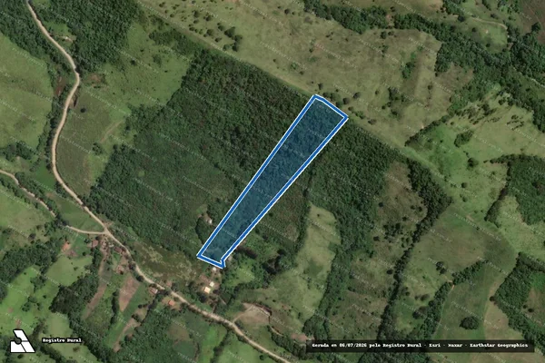 Imagem de satélite de Sitio Esperança ? I - Parte 1 em Rio Branco do Sul - PR