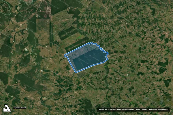 Imagem de satélite de FAZENDA MUTAMBA - Parte 1 em Marabá - PA