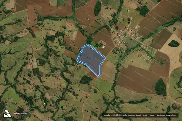 Imagem de satélite de FAZENDA CÓRREGO RICO - Parcela 1 em Itauçu - GO