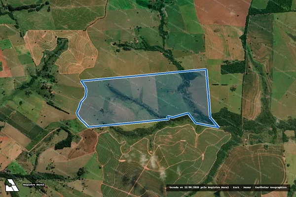 Imagem de satélite de Fazenda Santa Maria - Fazenda Santa Maria em Regente Feijó - SP