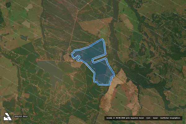 Imagem de satélite de Fazenda São José - Parte 1 em São Borja - RS