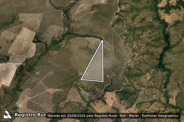 Imagem de satélite de FAZENDA BOA SORTE, Lote n°05-A Lotea. FAZENDS REUNIDAS - Gleba Brejão - Parcela 1 em Dianópolis - TO
