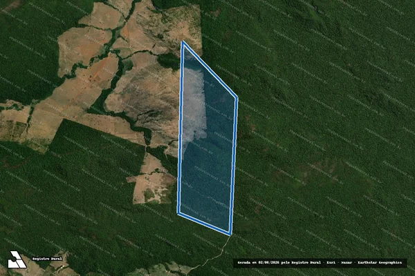 Imagem de satélite de Fazenda Tibirica em Cotriguaçu - MT