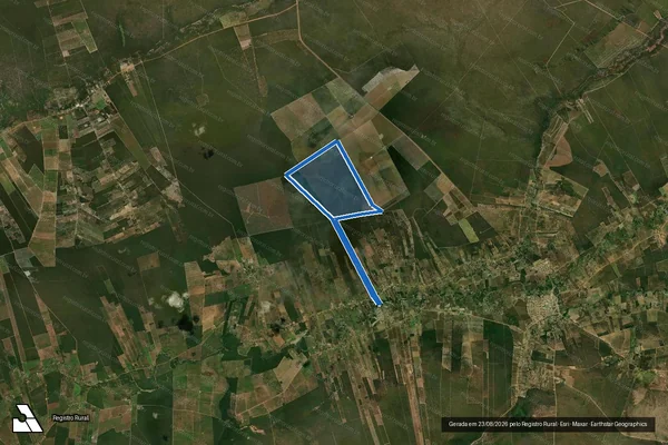 Imagem de satélite de FAZENDA VALE DO MARIMBU - PARTE 1 em Catolândia - BA
