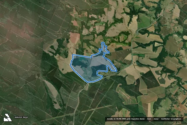 Imagem de satélite de FAZENDA YOLANDA – GLEBA A / GLEBA A em Capão Bonito - SP