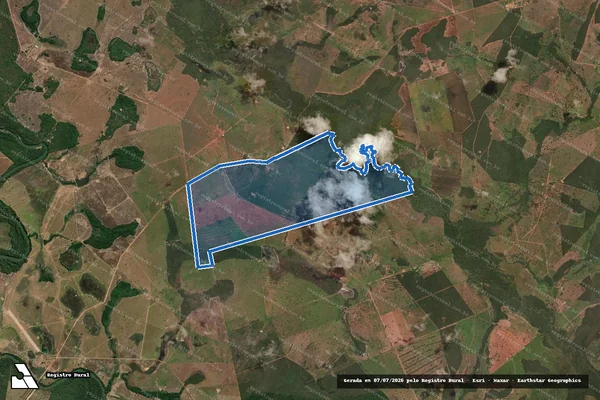 Imagem de satélite de FAZENDA NOVA ESPERANÇA em Montividiu do Norte - GO