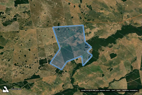 Imagem de satélite de Fazenda São José em Rio Verde de Mato Grosso - MS