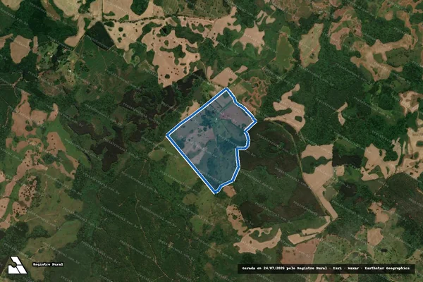Imagem de satélite de FAZENDA DOS MARCONDES - FAZENDA DOS MARCONDES em Lages - SC