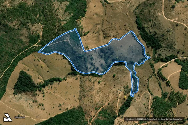 Imagem de satélite de Fazenda Cachoeira dos Lemos - FAZENDA CACHOEIRA DOS LEMOS GLEBA A em Pedra do Indaiá - MG