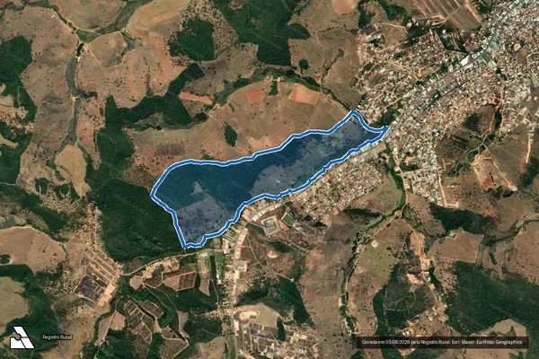 Imagem de satélite de FAZENDA VERMELHO - Parte 1 em Guanhães - MG