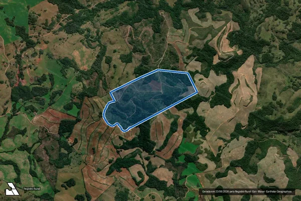 Imagem de satélite de FAZENDA SAO CRISPIM  - Parcela 1 em André da Rocha - RS