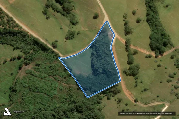 Imagem de satélite de FAZENDA JUNCAL - AREA 7 em Sapucaí-Mirim - MG